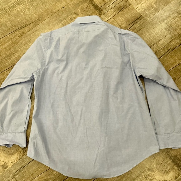 Polo Ralph Lauren Estate Men’s Blue Micro Check Dress Shirt 17 34/35 - Picture 5 of 5